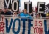 Trump’s Ballot Crackdown Begins Featured image related to No Kings rallies across U.S. urge voters to cast ballots early in the midterms